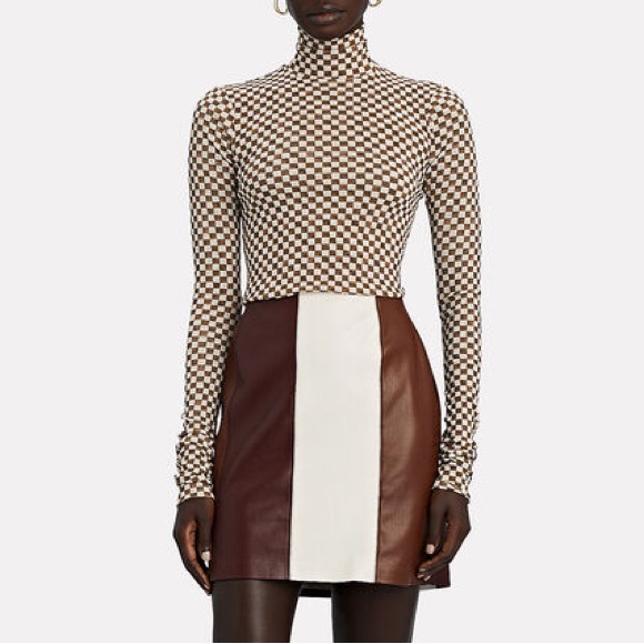 NANUSHKA checker board turtleneck - Picture 4 of 6
